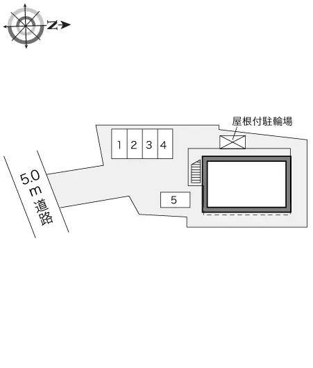 ★手数料０円★綾瀬市深谷上７丁目　月極駐車場（LP）